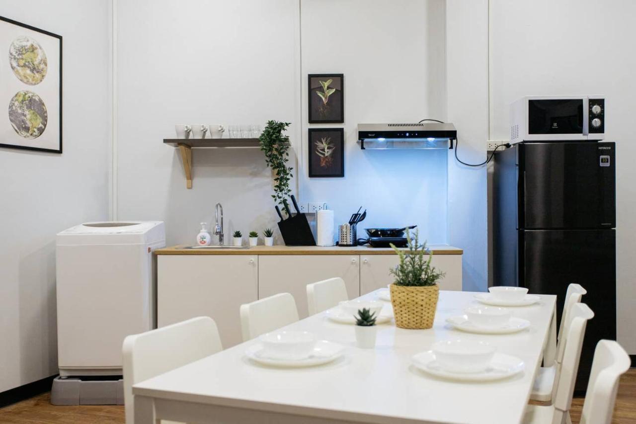 U3 Large 2 Bedroom Full Kitchen Near Bts Udomsuk Bangkok Exterior foto